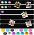 Magnetic Bulletin Board 6PCS Frameless Iron Board Strips Memo Board Bar Adhesive Backing Stainless Whiteboard Strips with 20PCS Magnet for Classroom Office Kitchen