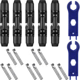 Solar Connectors MC4 Kit Solar Panel Cable Connector Entry Gland with Spanners Male and Female for Kinds Solar Wires Waterproof 5 Pairs