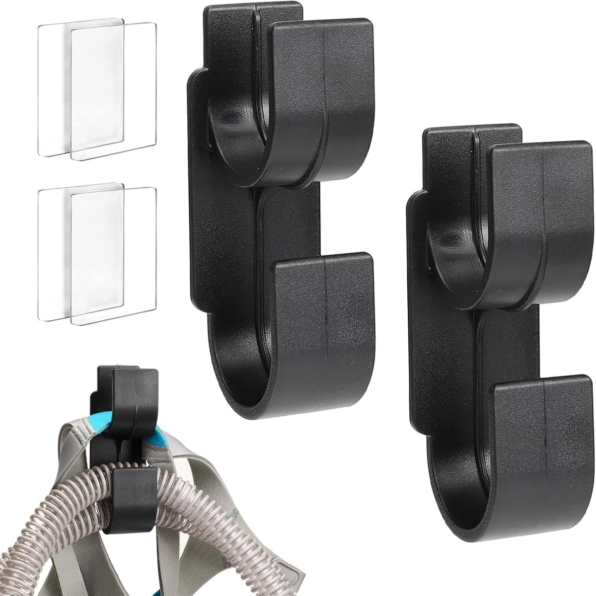 CPAP Hose Holder CPAP Mask Hanger Hook 2PCS CPAP Tubing Hanger Hose Organizer for Breathing Machine