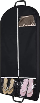 Garment Bags Hanging Clothes Travel, 50.4 Inch Long Suit Bags Cover for Women Dresses and Men Coats