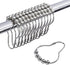 24 PCS Shower Curtain Ring Hooks, Stainless Steel Double Glide Bathtub Curtain Rings for Shower Curtain Rods