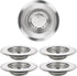 Kitchen Sink Strainer 5 Pcs, 4.5 Inch/11.5cm Stainless Steel Sink Drain Strainer Kit Food Catcher for Kitchen Sink