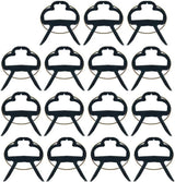 100 Pack Plant Support Clips for Flowers, Vines, Tomatoes - Garden Stem and Stalk Support for Upright Growth (Large Size)