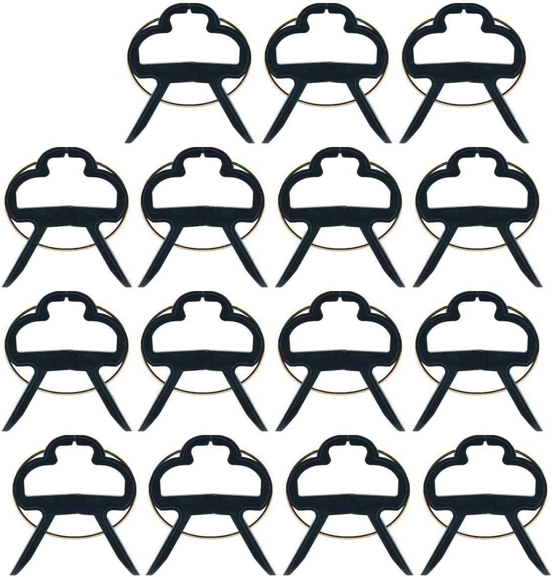 100 Pack Plant Support Clips for Flowers, Vines, Tomatoes - Garden Stem and Stalk Support for Upright Growth (Large Size)
