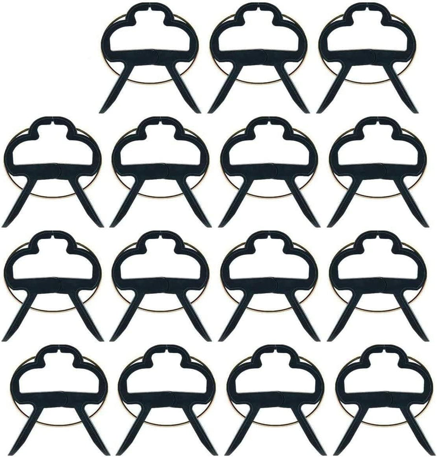 100 Pack Plant Support Clips for Flowers, Vines, Tomatoes - Garden Stem and Stalk Support for Upright Growth (Large Size)