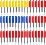 40PCS Replacement Blades for Explore Air/Air 2 Vinyl Cutting Machines, 20PCS 45° Standard + 10PCS 30° + 10PCS 60° Deep Cut Vinyl Fabric Cutting Blades Replacements