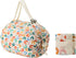 Reusable Shopping Bag, Portable Foldable Nylon Grocery Bag with Zipper, Large Capacity Luggage Bags for traveling, Camping, Picnics, and Fitness
