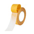 Double Sided Tape Heavy Duty, 2 in X 66 FT (20m) Double Sided Adhesive Tape Super Sticky Carpet Tape Fabric Strong Wall Mounting Tape (Yellow)