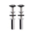 Toilet Tank to Bowl Bolt Kits, 2 Pack Toilet Bolt Kit for Tank Heavy Duty Washers and Round Cover Caps with Extra Long Nut Screw (Silver)