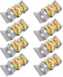Taco Holders Taco Stand, 8 Packs Stainless Steel Taco Stand Rack Tray Hollow Corn Holders Can Hold 2 or 3 Shells Tacos