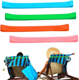 Towel Bands (4 Pack), Stretch Silicone Beach Towel Clips for Beach Pool & Cruise Chairs, Summer Beach Trip Essentials
