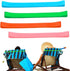 Towel Bands (4 Pack), Stretch Silicone Beach Towel Clips for Beach Pool & Cruise Chairs, Summer Beach Trip Essentials