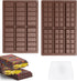 2 Pcs Chocolate Bar Mold, Easy Release Silicone Chocolate Molds, Food Grade Non-Stick Dubai Chocolate Mold Kitchen Baking Mold for Candy, Chocolate