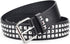Studded Belts Women Y2K Stud Punk Rock Woman Girls Black Waist Belt for Cosplay Halloween
