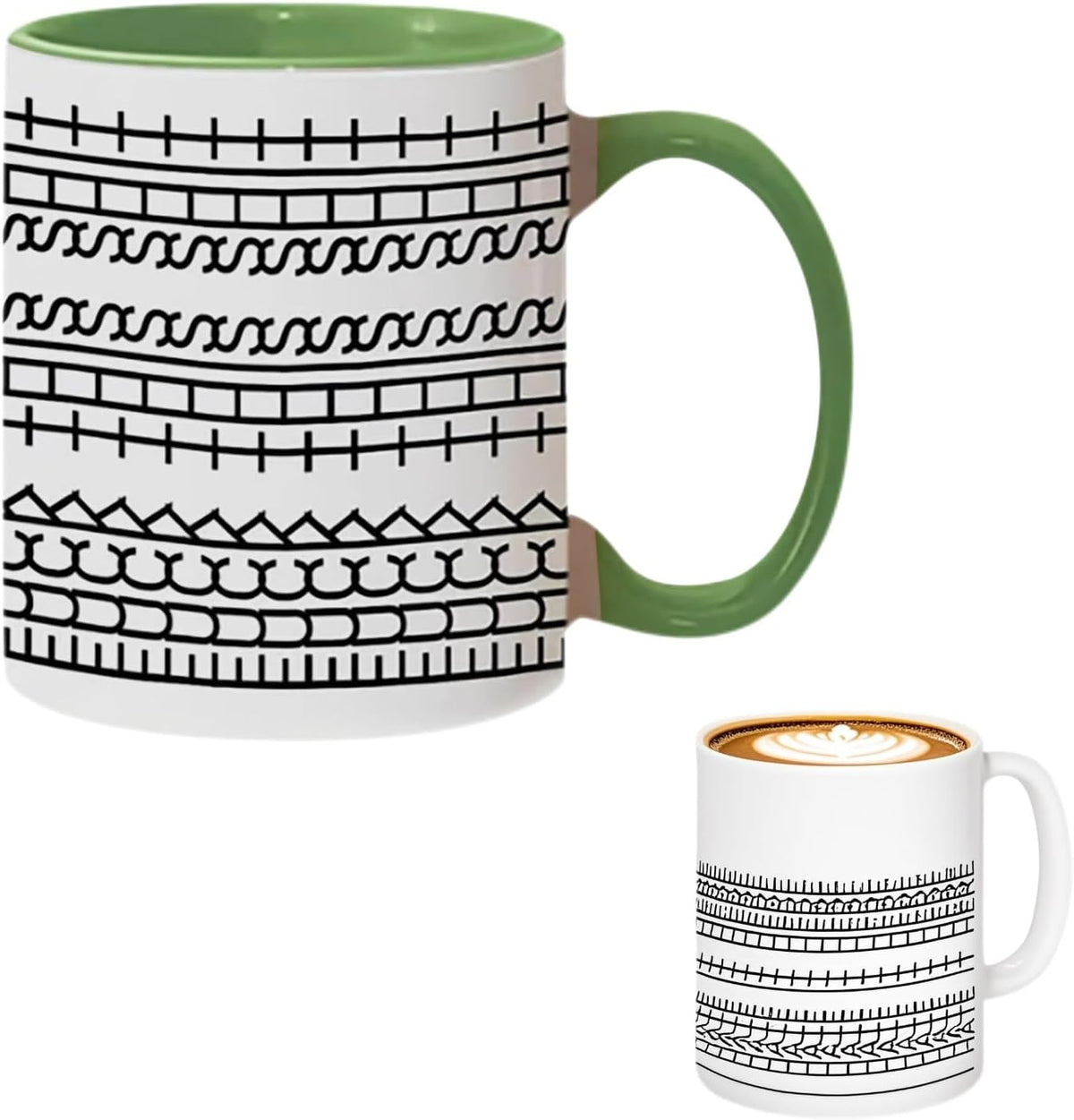 Fuck This Shit Mug, Hidden Tea Cup, Hidden Message Coffee Mug, Funny Creative Ceramic Coffee Lover Gift, Unique Humor Adult Drink Cup for Work Bestie, Friend, Coworker (Green-350ML)