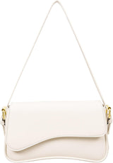 Women's Crescent Shoulder Bags Retro Y2k 90s Hobo Handbags Top Handle Faux Leather Underarm Bag Fashion Clutch Purses
