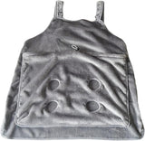 Cat Sling Soft Flannel Cat Apron with Claws Holes Multifunctional Adjustable Pet Carrier for Nail Cutting Cozy Sleeping Petting