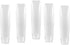 5-Pack 1oz Travel Bottles Leak Proof - Refillable Clear Toiletry Containers for Shampoo, Lotion & Cosmetics, Empty Squeeze Tubes with Twist Cap, TSA Approved Portable Dispensers