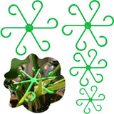 12PCS Plant Stem Support, 4 Sizes Climbing Houseplant Stem Holders, Reusable Flower Trellis Stem Hook Plant Care Growth Accessories for Flower Plants Indoor Outdoor