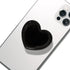 Heart-Shaped Phone Grip and Stand, Black