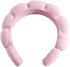 Soft Spa Headband for Women and Girls, Non-Slip Hair Band for Face Washing, Makeup, Shower, Pink
