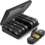 7-Day Organizer with Date Mark, Large Storage Box, PP+ABS Material, Lightweight and Travel-Friendly Design