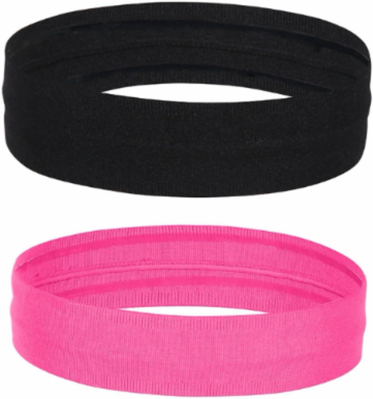 Sports Non-Slip Silicone Headband, Yoga Headband (2 Pieces)