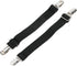 Adjustable Stainless Steel Pant Leg Clamps with Elastic Strap for Secure Fit in Any Activity
