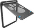 Pet Screen Door Sliding Screen Dogs Door with Magnetic Flap Lock Automatically for Medium Large Dogs