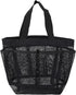 Quick Dry Mesh Tote Bag with 7 Pockets, Hanging Bath Organizer for College Dorm, Gym, and Travel
