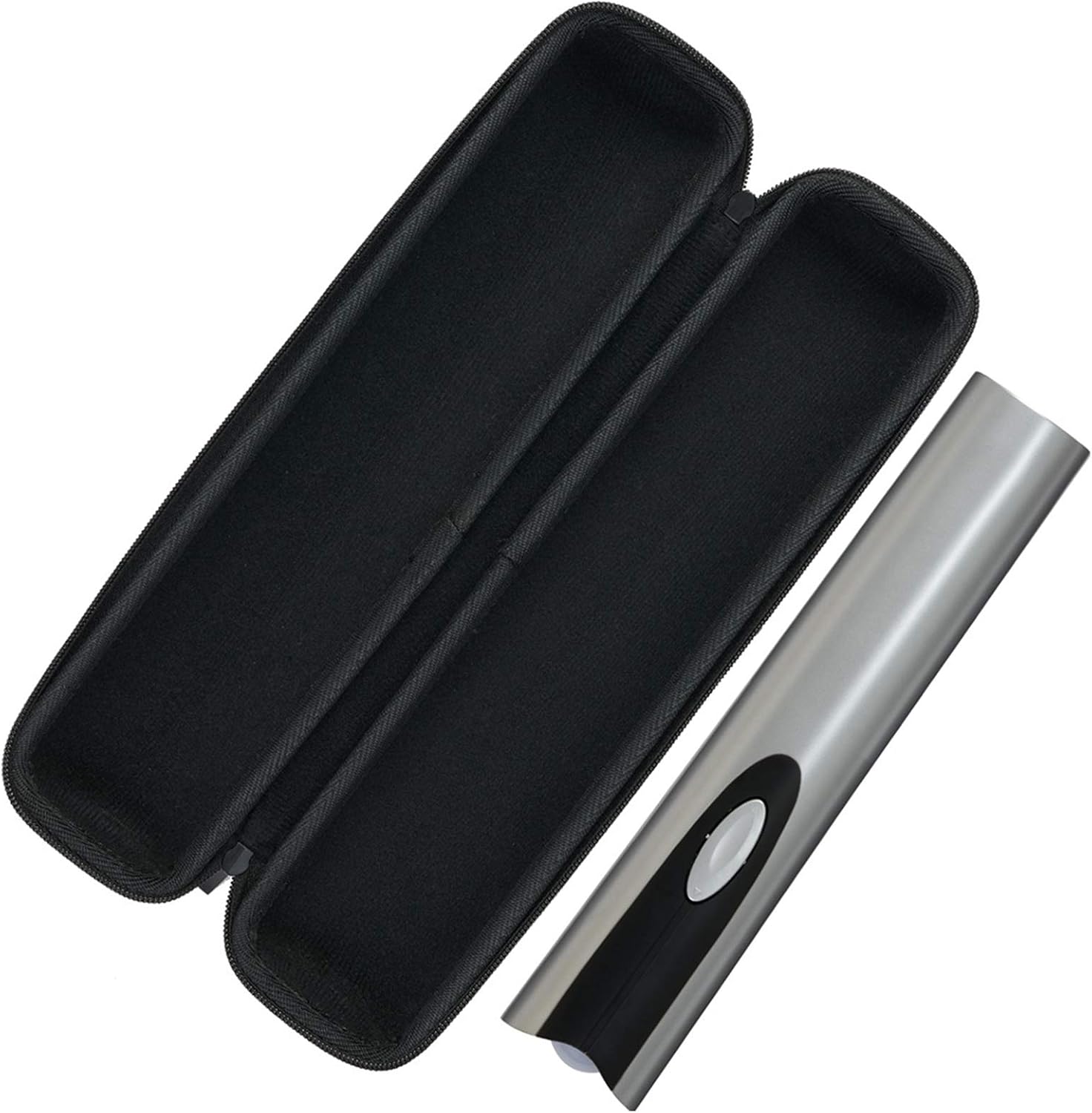 Portable EVA Bottle Opener Storage Case with Oxford Cloth Cover, Compact Holder for Electric Openers, Black, 31x7x7cm