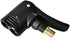 Black Bike Pump Adapter Presta Valve Adapter Dual Head Bike Track Pump Tyre Air Pump Valve Adapter Pump Connector Head Tires Tubes Accessories