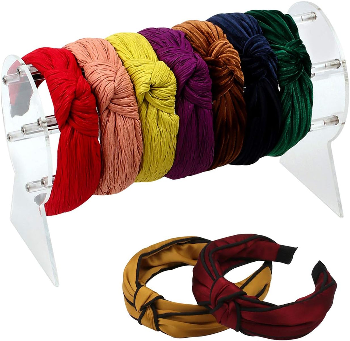 Headband Holder,Clear Jewelry Organizer for Teen Girl Women Gifts, The Perfect Headband Display Organizer
