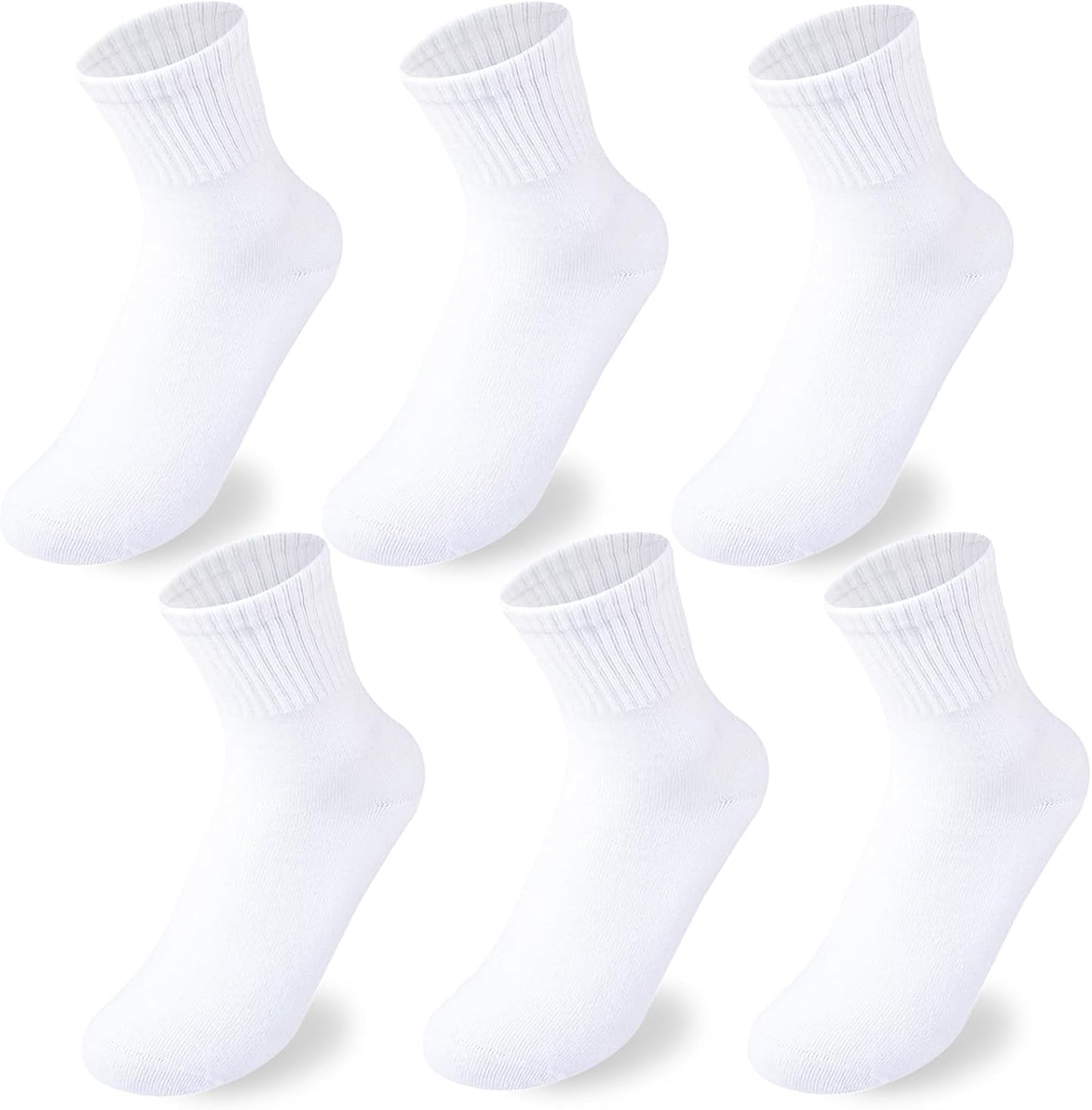 Boys Crew Socks Kids Seamless Cotton Socks Dress Socks Uniform Socks for Girls 4/8 Pairs