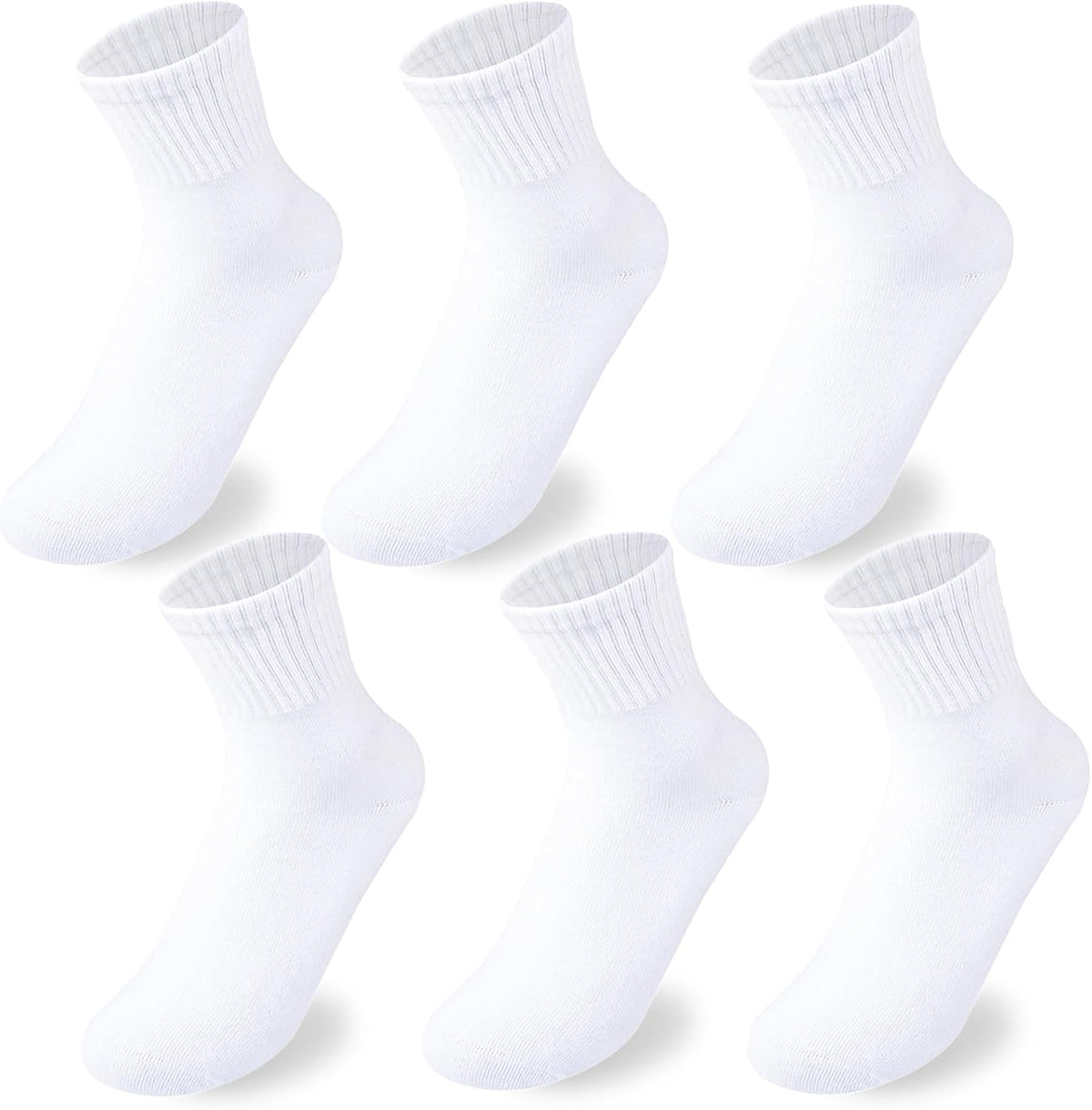Boys Crew Socks Kids Seamless Cotton Socks Dress Socks Uniform Socks for Girls 4/8 Pairs