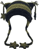 Cat Beanie Beanies Y2k Beanie Knit Hat Grunge Goth y2k Accessories Crochet Hats for Women