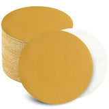 6 Inch Sanding Discs Hook and Loop No Hole, 320 Grit Sandpaper, Da Sandpaper for Automotive and Woodworking, 100 Pack