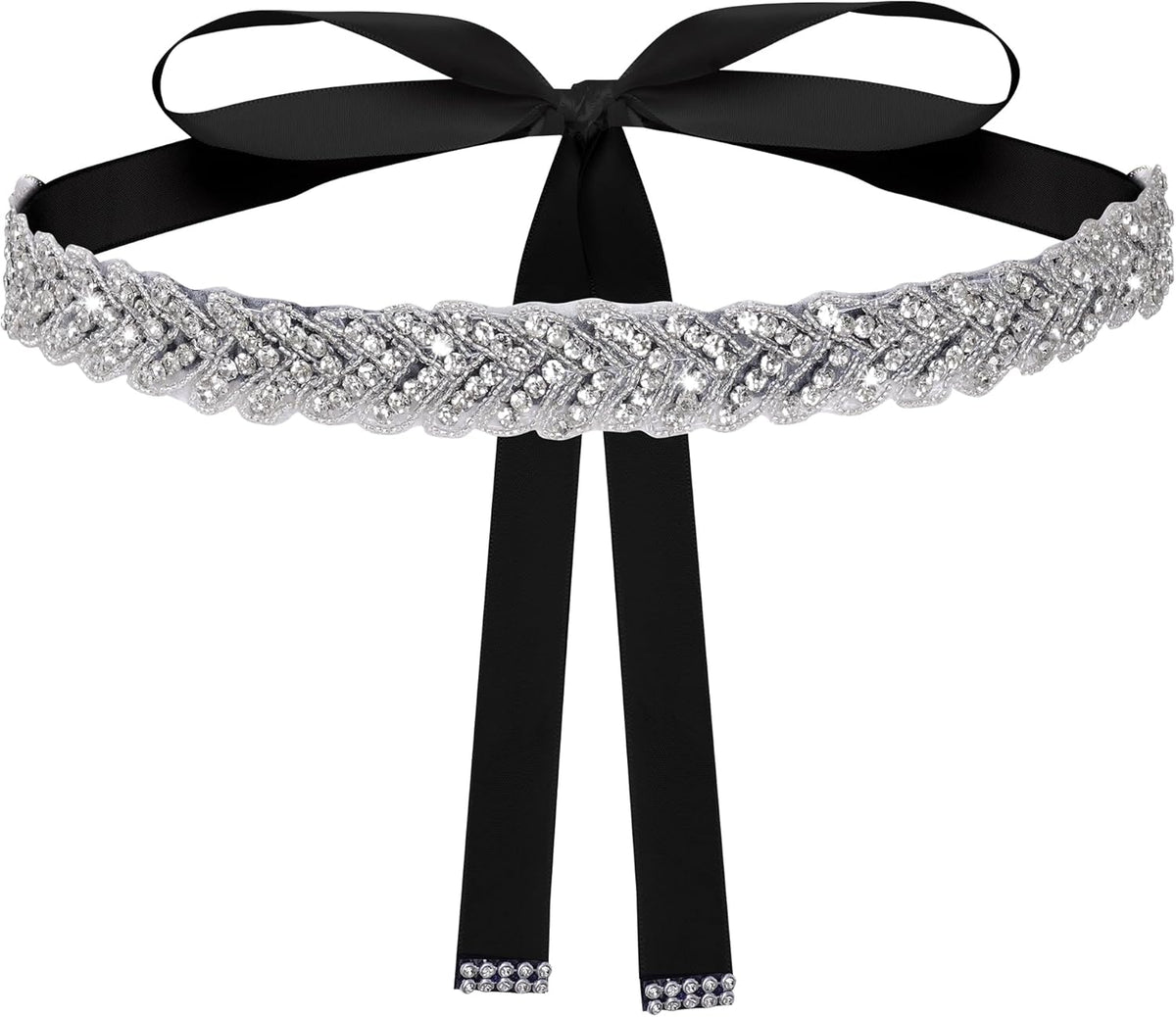 Bridal Rhinestone Wedding Waist Belt for Women Sparkly Belt Wedding Satin Sash for Special Occasion