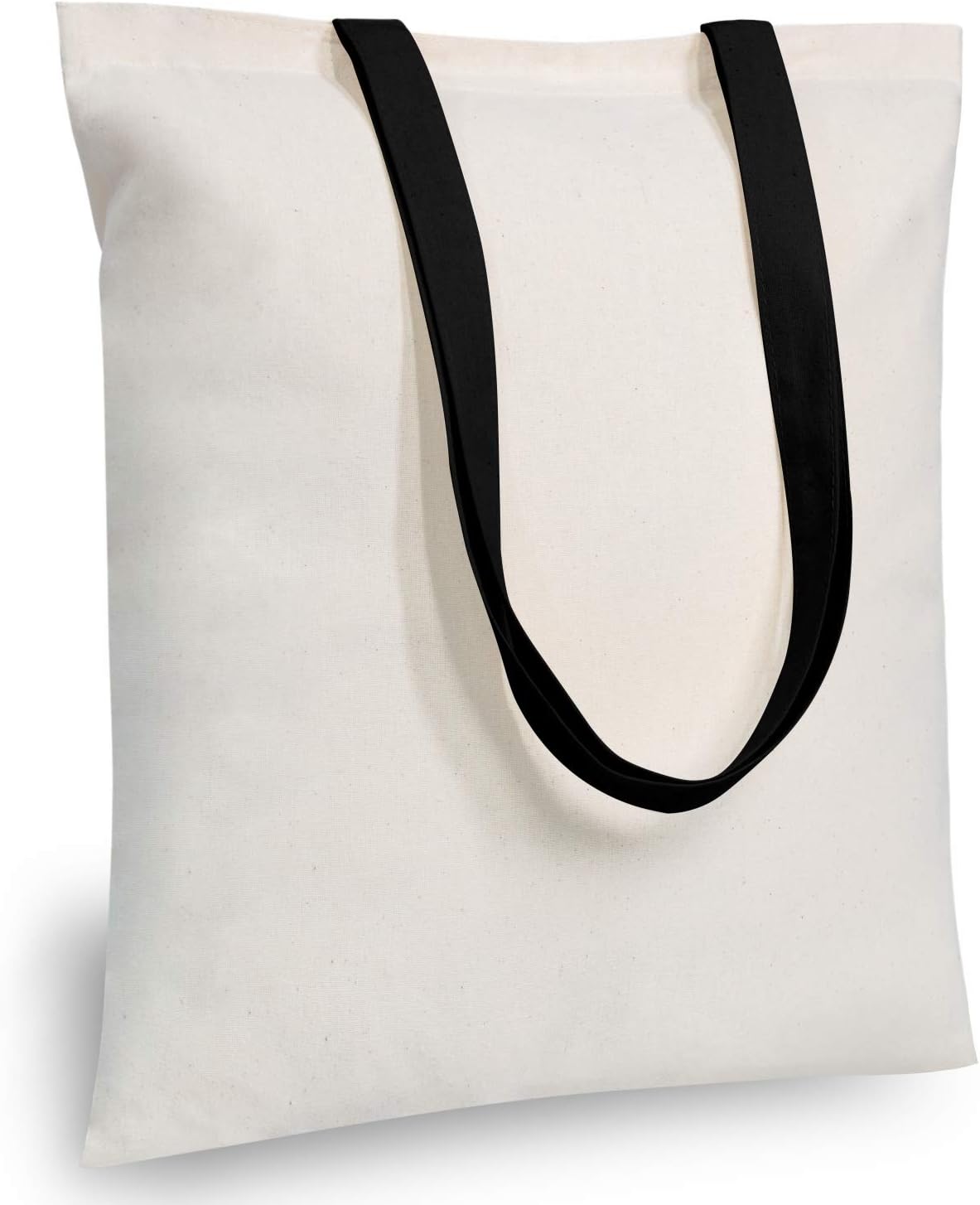 6-Pack Economical Cotton Tote Bag, Lightweight Medium Reusable Grocery Shopping Cloth Bags, Suitable for DIY, Advertising, Promotion, Gift, Activity