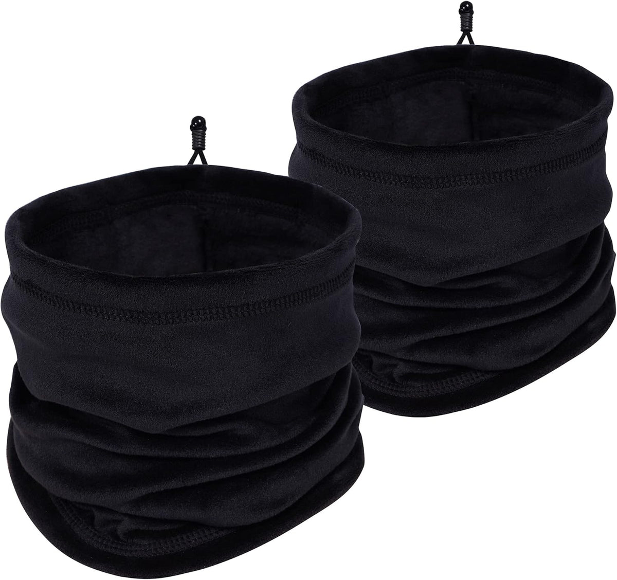 2 Pack Kids Neck Warmer Winter Fleece Gators Cold Weather Face Mask for Boys Girls Youth Neck Gaiter