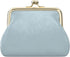 Coin Purse, Small PU Leather Change Purse, Coin Purse Wallet with Clasp, Car Coin Holder Pouch for Woman Men Kids Girls, Blue