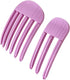 2 Pcs Wind Shaping Styling Comb for Fluffy Bangs,No-Trace Hair Root Lifting Hair Volume Clip,Easy High Crown Volume Tool,Quick Hair Styling Tools Volumizing Hair Clips for All Hair Types (Rose Red)
