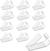 Picnic Table Cloth Clips Outdoor, 12 Pcs Plastic Tablecloth Clips Clear Table Cloth Holder Cover Clip for Tablecloth Indoor Home