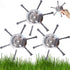 Universal Steel Wire Weedeater Head, Universal Wire Trimmer Head, Steel Wire Trimmer Head, Universals Steels Wires Grass Trimmer Heads, for Weed Eater, Grass Removal Tool (2, 6 Blades)