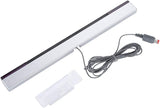 Wii Sensor Bar, Wired Infrared Sensor Bar IR Signal Ray Sensor Bar for Nintendo Wii and Wii U Console