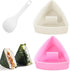 3Pcs Onigiri Triangle Rice Ball Maker, Plastic Triangle Rice Ball Mold Musubi Maker Press, Non Stick Making Machine Sushi Press, Sushi Press Mold with Triangular Shape for Home DIY