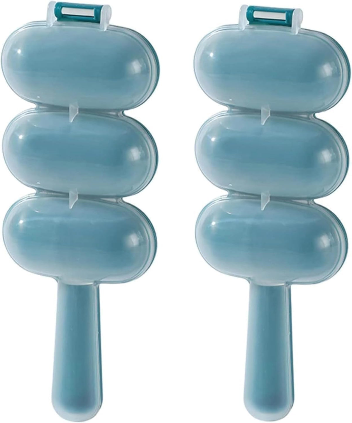2Pcs Blue Rice Ball Maker Shake Lunch Maker Mould Rice Ball Shaker Rice Ball Mold Rice Ball Shaped Kitchen Tools and Home DIY Making Kit Sushi Plates,DIY Sushi Shake Rice Ball Mold, Specialty Plates