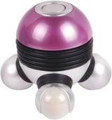 Mini Handheld Massager - Powerful Massage Vibrations for Muscle Relief & Relaxation, Portable Vibrating Body Massager with LED Light for Hand Head Neck Back Legs Arms Pain Release (Purple)