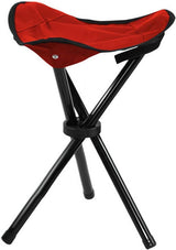 Travel Folding Camping Stool, Camping Fishing Stool for Adults, Portable Tripod Seat Fishing Chair Seat for Camping Fishing Hiking Gardening and Beach Garden Painting (Red)