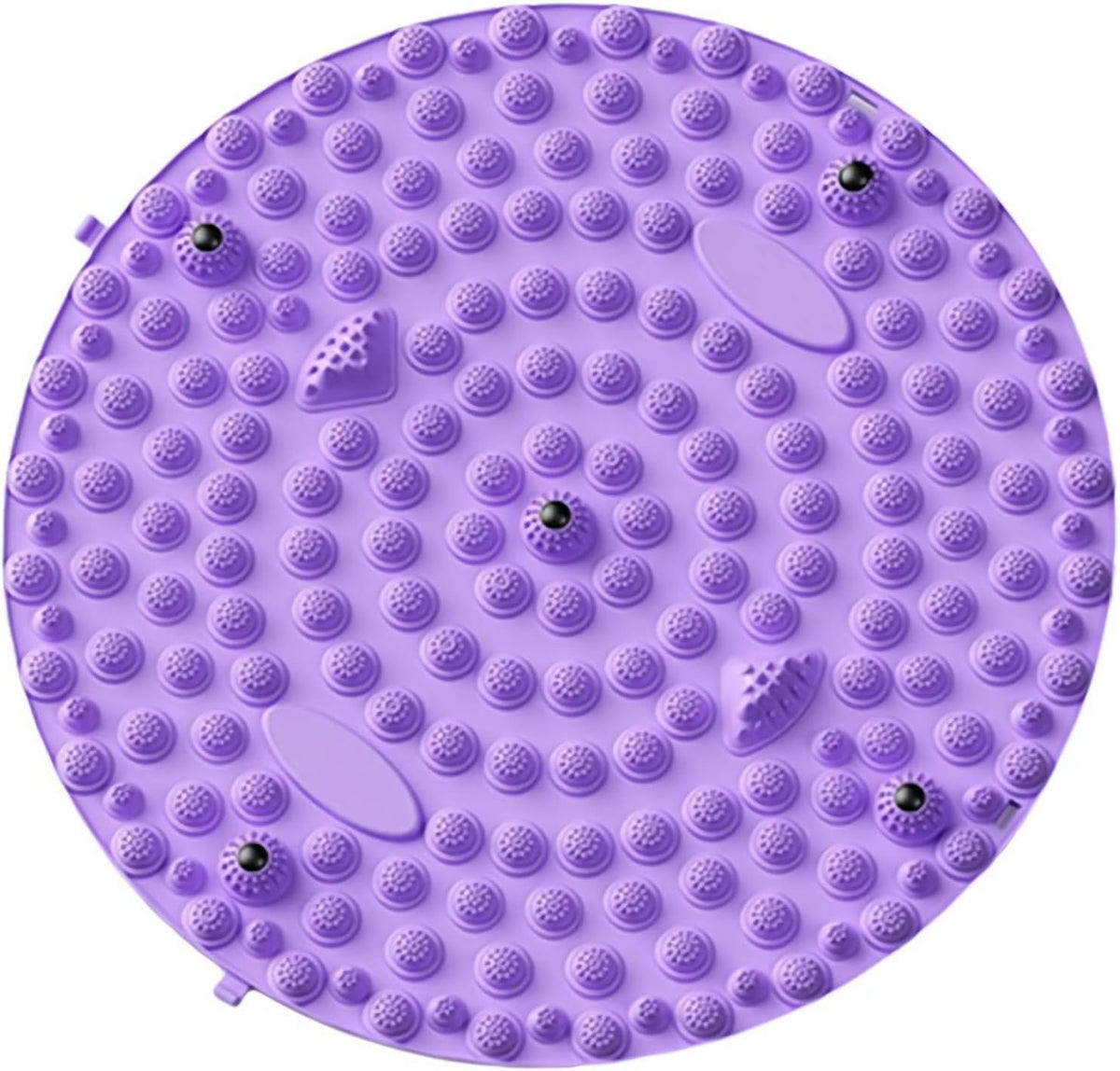 Foot Massager Mat,Relaxation Massage Mat Feet Massage Pad,Foot Reflexology Stone Pad,Ergonomic Acupressure Mat for Feet Relaxation,Portable Massage Tool for Walking & Long Sittin (Purple 37CM)